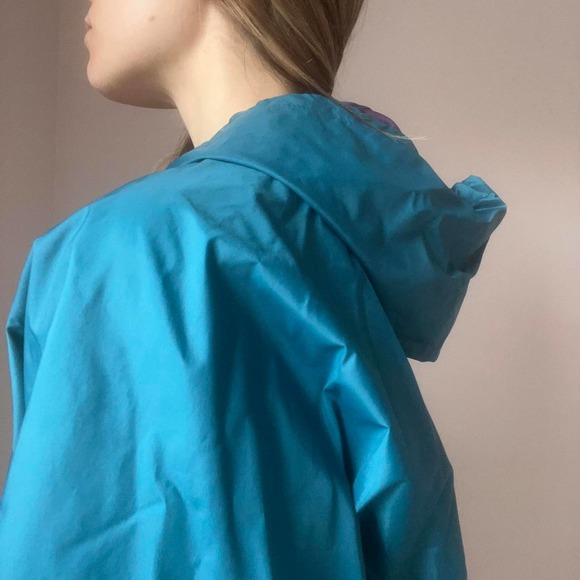 vintage teal and purple windbreaker - Picture 6 of 8